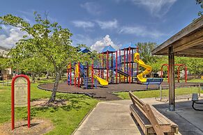 Deck w/ Canal Access: Ocean City Townhome