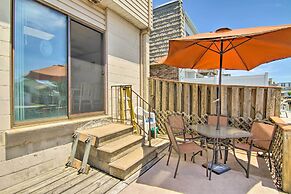 Deck w/ Canal Access: Ocean City Townhome