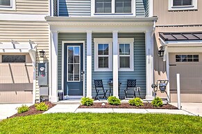 Porch + Pool Access: Millville Townhome!