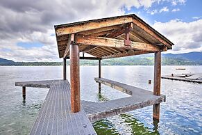 Lake Whatcom House w/ Private Hot Tub + Dock