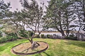 Waterfront Seaside Beach Home w/ Views & Hot Tub!