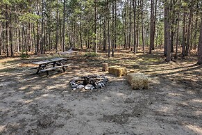 Private South Boardman Cabin on 10 Forest Acres!