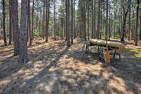 Private South Boardman Cabin on 10 Forest Acres!