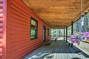 Private South Boardman Cabin on 10 Forest Acres!