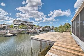 Sunny Hudson Escape w/ Gulf Views & Boat Dock