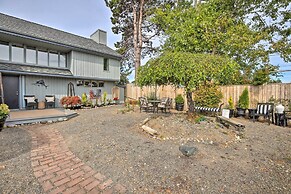 Oceanfront Ferndale Oasis w/ Fire Pit, Grill!