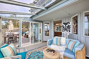 Oceanfront Ferndale Oasis w/ Fire Pit, Grill!