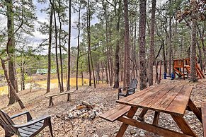 Authentic Log Cabin w/ Fire Pit, Pond, & More!