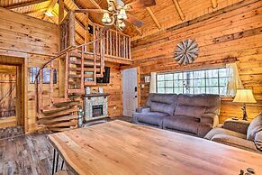 Authentic Log Cabin w/ Fire Pit, Pond, & More!