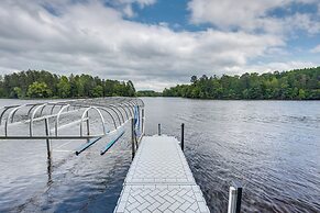 Tranquil Lakefront Cabin: Fire Pit, Grill & Patio