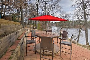 Tranquil Lakefront Cabin: Fire Pit, Grill & Patio
