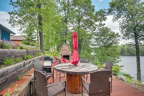 Tranquil Lakefront Cabin: Fire Pit, Grill & Patio