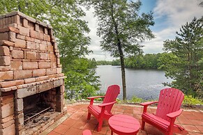 Tranquil Lakefront Cabin: Fire Pit, Grill & Patio