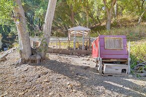 Topanga Canyon Rustic Treetop Trailer on 16 Acres!