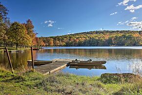 Walk to Locust Lake: Poconos Vacation Home!