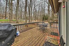 Walk to Locust Lake: Poconos Vacation Home!