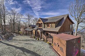 1 Mi to Beech Mtn: Cabin w/ Fire Pit & Bbq!