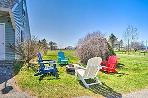 Nautical Lubec Cottage w/ Fire Pit & Grill!