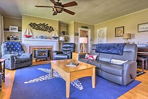 Nautical Lubec Cottage w/ Fire Pit & Grill!