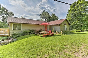 Bright Tucked-away Cabin w/ Furnished Deck + Grill