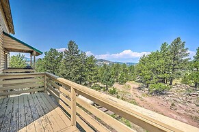 4 Acres & Mtn Views: Cabin w/ Deck in Florissant