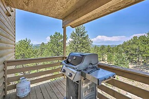 4 Acres & Mtn Views: Cabin w/ Deck in Florissant