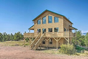 4 Acres & Mtn Views: Cabin w/ Deck in Florissant