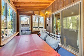 Rustic Searsport Cabin: Loft + Sunroom on 10 Acres