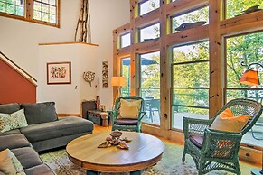 Forested Pentwater Vacation Rental - Walk to Beach