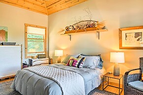 Forested Pentwater Vacation Rental - Walk to Beach