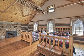 Log Cabin on the Wolf River w/ Private Hot Tub!