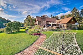 Log Cabin on the Wolf River w/ Private Hot Tub!