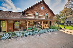 Log Cabin on the Wolf River w/ Private Hot Tub!