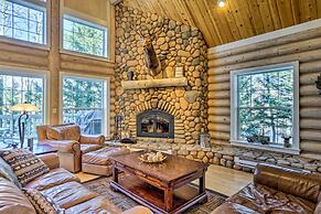 Secluded Log Cabin w/ Game Room & Forest Views