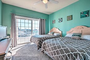 Balcony w/ Inlet View: Dtwn Ocean City Condo