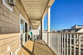 Balcony w/ Inlet View: Dtwn Ocean City Condo