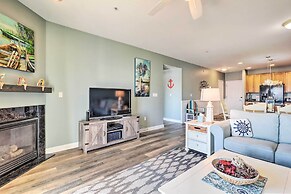 Balcony w/ Inlet View: Dtwn Ocean City Condo