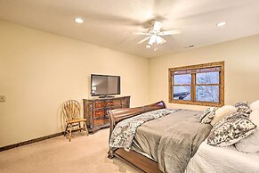Game Room & Fire Pit: Spacious Elk Park Lodge!