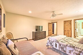 Game Room & Fire Pit: Spacious Elk Park Lodge!