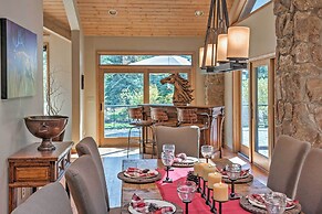 Stunning Mtn Views, Private Stream: Evergreen Gem!