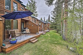 7 Mi to Ski: Waterfront Townhome in Frisco!