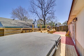 Barling Vacation Rental: Fenced-in Yard w/ Hot Tub