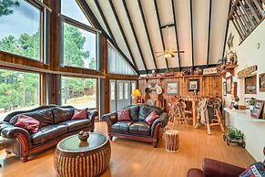 A-frame Ruidoso Retreat w/ Deck, Grill & Views!