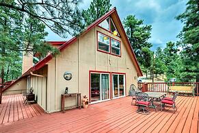 A-frame Ruidoso Retreat w/ Deck, Grill & Views!