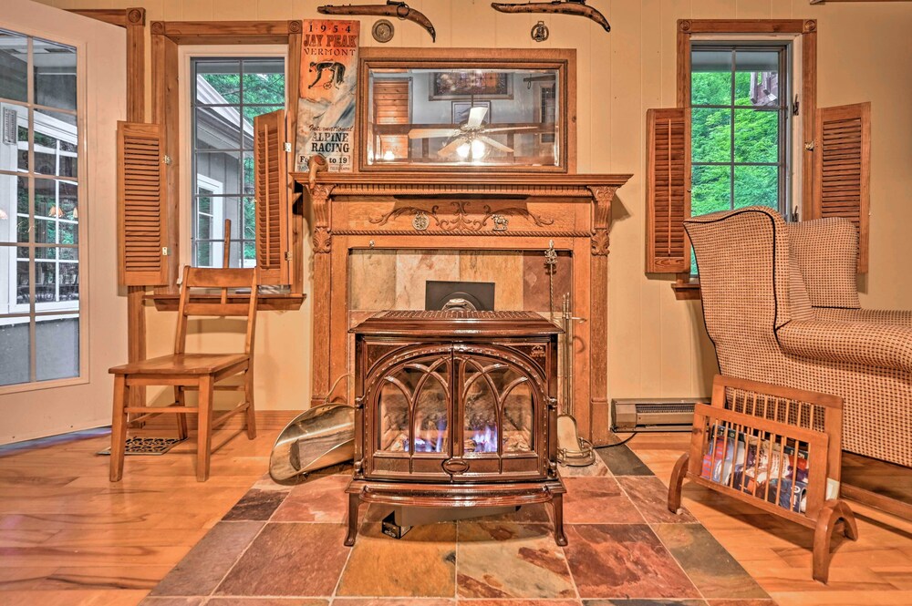 Beautiful Jay Peak Home Near Creek & Waterfalls!