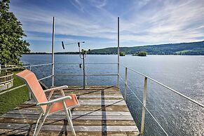 Waterfront Deruyter Home w/ Private Dock!