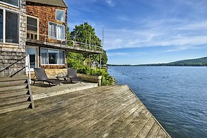 Waterfront Deruyter Home w/ Private Dock!