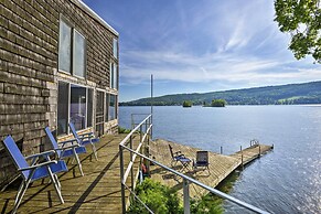 Waterfront Deruyter Home w/ Private Dock!