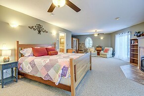 4-season Home: Fireplace & Fire Pit in Barnstead