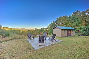 Deck & Mtn Views: Blue Ridge Cabin Near Hiking
